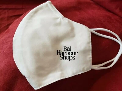 STYLE FASHION MIAMI FAMOUS BAL HARBOUR Shops FACE Mask Quality Cotton Protective - Image 1 of 4
