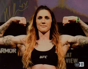 MEGAN ANDERSON SIGNED AUTOGRAPHED 8x10 PHOTO MMA UFC CHAMPION BECKETT BAS - Picture 1 of 2