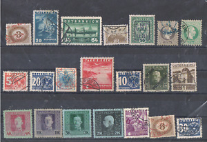 AUSTRIA - Lot of old stamps.