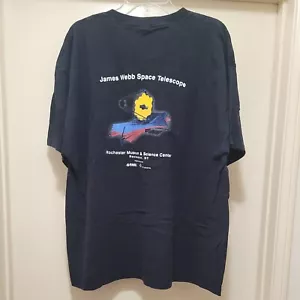 Gildan T-Shirt JWST James Webb Weltraumteleskop Rochester Museum Größe 2XL schwarz - Bild 1 von 5