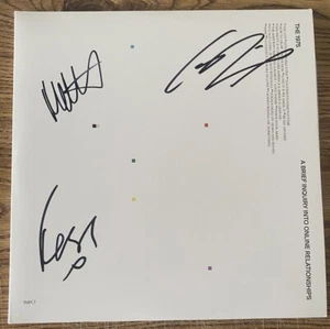 The 1975 Autographed A Brief Inquiry Into Online Relationship Vinyl X3 Members - Picture 1 of 3
