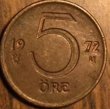 1972 SWEDEN 5 ORE COIN