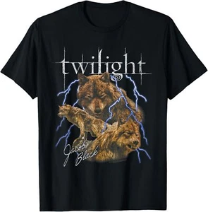 Saga Jacob Black Three Wolf Moon Werewolf Movie T-Shirt - Picture 1 of 5
