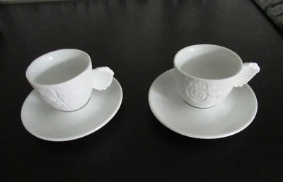 Selten! AMICI Collection 2 Espressotassen 1997 " FOSSILE " Paolo Rossetti top - Bild 1 von 4