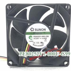 1X SUNON PE80252V1-000U-G99 DC24V 4.80W 8CM converter cooling fan Fast Shipping - Picture 1 of 1