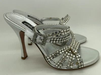 Zapatos de Cuero Francés Sacco Italia Plata Cristal Talla 37 $719 Foto 1 de 4