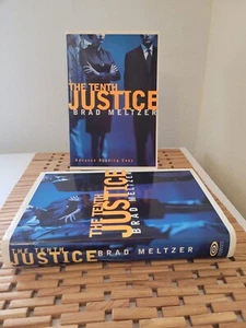 Signed Beautiful Brad Meltzer 1st HB/DJ + ARC THE TENTH JUSTICE 1997 L@@k! - Picture 1 of 6