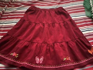Gymboree Burgundy Dark Red Tier Skirt Size 9 New - Picture 1 of 7