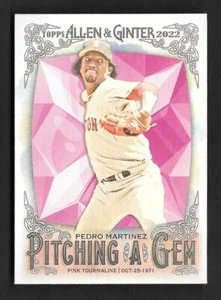 2022 Topps Allen & Ginter PEDRO MARTINEZ Pitching A Gem -BOSTON RED SOX- #PAG-20 - Picture 1 of 1