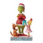 Jim Shore The Grinch Max & Cindy Giving Gift To Grinch Figurine 6012698