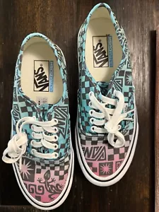 UNISEX VANS Authentic Sf Tribal Check Multicolor Size Men’s 6.5 Women’s 8.0 - Picture 1 of 7