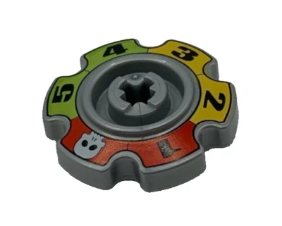 Lego 57520pb01 Technic Tread Sprocket Wheel Small With Glatorian Game Pattern - Image 1 of 4