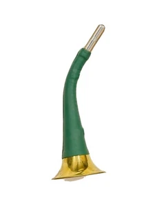 Lederüberzogen Messing Signal Jagdhorn Fuchshorn & Gürtel Mindestabnahme 10 Stück - Bild 1 von 4