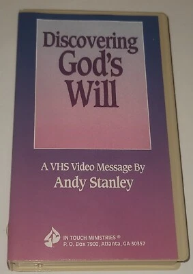 Discovering God's Will, A VHS Message by Andy Stanley - Image 1 of 2