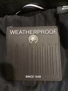 Chaqueta negra sólida resistente a la intemperie XL para hombre con revestimiento - Imagen 1 de 6