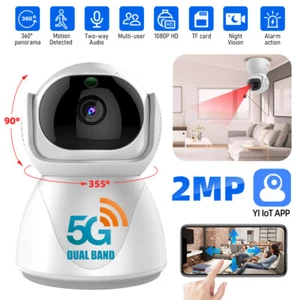 2.4G/5G Wireless Security Camera 2Way Audio Baby Pet Monitor Indoor Home PTZ Cam - Picture 1 of 13