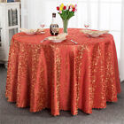 Luxury Round Hotel Dining Tablecloth Wedding Table Skirt Cover Party Table Cloth