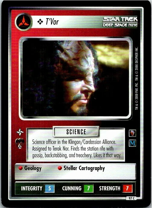 Star Trek Mirror Mirror CCG Common Card #97c T'Vor  - Image 1 of 1