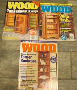Set of 6 Woodworking Furniture Home DIY Projects Magazines Desks Cabinets - WOOD - Bild 1 von 2