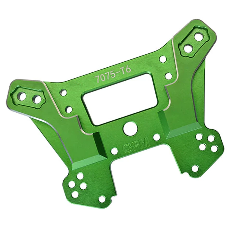 USA Gpm Alloy 7075-T6 Front Damper Plate-1Pc Set Green Traxxas Sledge - GPMSLE