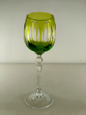 Römerglas Weinglas Kristall Überfang Kristall WMF Cabinet Cristal Grün