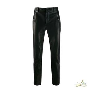 Alexander McQueen Leather Trousers Size 52