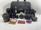 Canon EOS Rebel 2000 With 1 Canon EF-S Tamron 55mm 100-300mm Lens & Neewer Plus