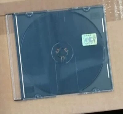 CUSTODIE CD SLIM 1 POSTI TRAY NERO CON ETICHETTA CONF DA 25, 50 ,100 ,200 ,300PZ - Immagine 1 di 3