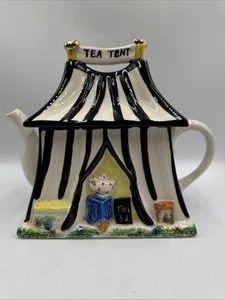 Vintage Tony Carter ‘Tea Tent’ Novelty Ceramic Teapot England - Picture 1 of 6