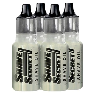 Shave Secret Shaving Oil - The Best Shave Ever! 18.75Ml (4 Pack) - Picture 1 of 2