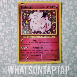 Tarjeta Pokémon Clefairy 63/108 Holograma Raro XY Evoluciones Singles LP - Imagen 1 de 2