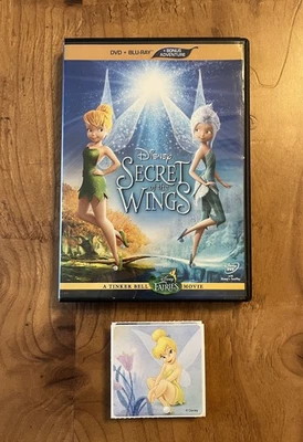 Disney Secret Of The Wings DVD & Blu-ray Tinkerbell Fairies Movie With Stickers - Image 1 of 4