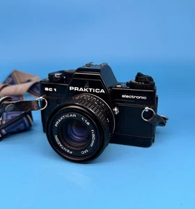PRAKTICA BC 1 Electronic 35mm SLR Camera With Pentacon 50mm F/1.8 Lens - Tested - Picture 1 of 11