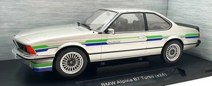 Model Car Group 1/18 Scale MCG18234 - BMW Alpina B7 Turbo (e24) - Silver - Picture 1 of 5