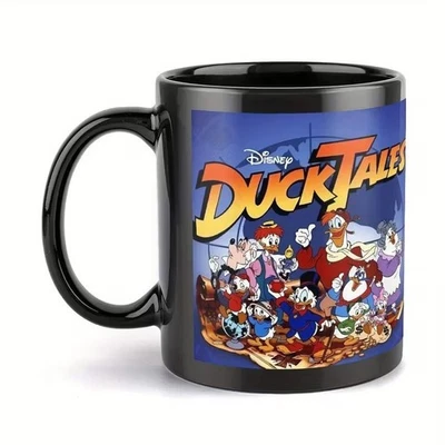 DuckTales Ceramic Mug, Scrooge McDuck & Nephews Adventure Cartoon Cup 11oz 15oz