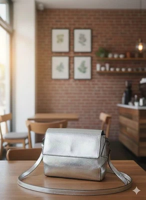 Bolsa tiracolo FRENCH CONNECTIONMina Nina prata elegante prata tiracolo - Imagem 1 de 4