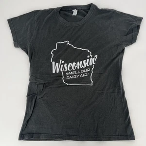 Wisconsin Funny T-Shirt - Smell Out Dairy Air- Youth XL Tee - VGUC - Picture 1 of 9