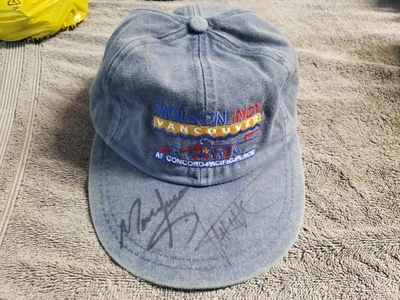 Signed Molson Indy Vancouver Hat.  Signatures Include Jacques Villeneuve, Grecko - Image 1 of 3