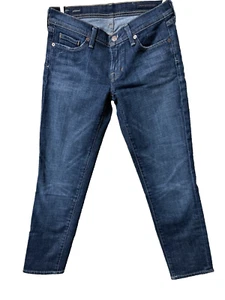 Pantalones de mezclilla Citizens of Humanity al tobillo Haley #174 elásticos para mujer 28 lavado oscuro - Imagen 1 de 13