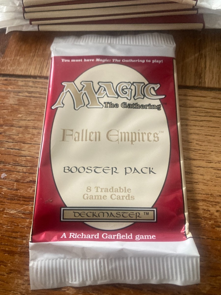 Magic: The Gathering Fallen Empires Sealed Collectible Card Magic: The Gathering Fallen Empires Sealed Collectible Card