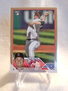 2023 Topps Update #1740/2023 Gold Peyton Battenfield #US267 RC Rookie Guardians
