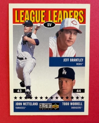 1997 UPPER DECK COLLECTORS CHOICE LEAGUE LEADERS #63 - Image 1 of 2
