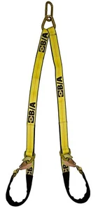 Low Profile LP11-VAS4 BA PROD 4' G70 SOFT V STRAP V BRIDLE Tow Truck Car Carrier - Picture 1 of 1