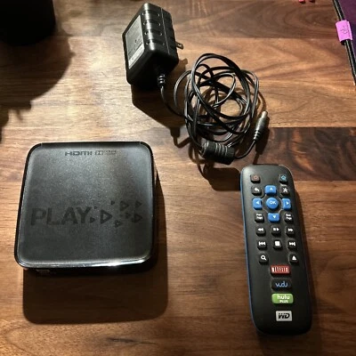 Western Digital WD TV Play C2H Media Player Smart TV With Remote & Cable - Image 1 of 4