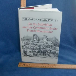GARGANTUAN POLITY Michael Randall OK UC Hardcover Dustjacket Renaissance - Foto 1 di 5