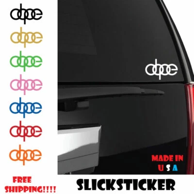 DOPE Audi Decal - Vinyl Sticker A4 S4 - a6 - rs4 - Image 1 of 2