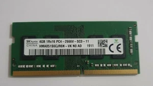 hynix 4GB 1x4GB 1Rx16 PC4 2666V HMA851S6CJR6N-VK DDR4 260Pin Dell Hp Laptop - Picture 1 of 1