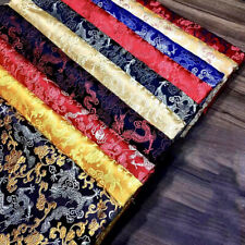 100*150CM Chinese Satin Brokat Stoff Drachen DIY Cheongsam Tang Anzug Kleidung