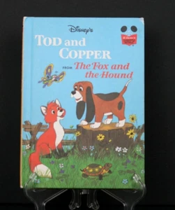 Vintage Walt Disney Tod and Copper Hard Cover Book from The Fox & the Hound #2 - Picture 1 of 6