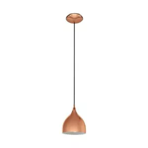 EGLO Coretto 1-Light Pendant Dimmable LED Hanging Lighting Fixture - Picture 1 of 7